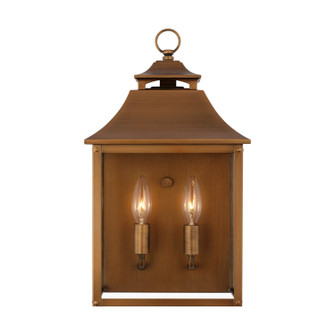 Galena Two Light Wall Lantern in Natural Copper (454|OL14400NCP)