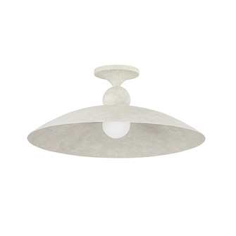 Teelin One Light Flush Mount in Limewash Plaster (70|4320-LWP)