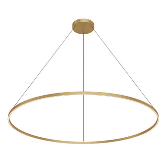 Cerchio LED Pendant in Brushed Gold (347|PD87172-BG-UNV-010)