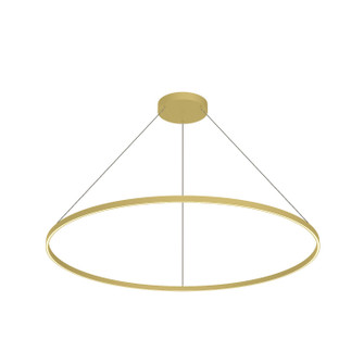 Cerchio LED Pendant in Brushed Gold (347|PD87160-BG-UNV-010)