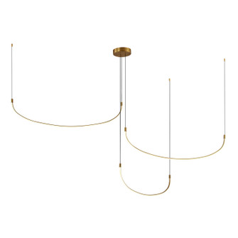 Talis LED Pendant in Brushed Gold (347|MP89390-BG-UNV)
