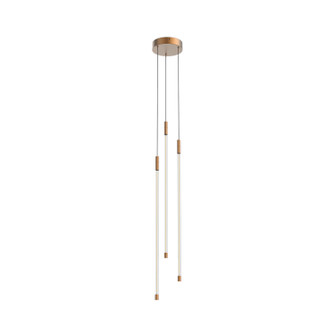Motif LED Pendant in Brushed Gold (347|MP75227-BG-UNV)
