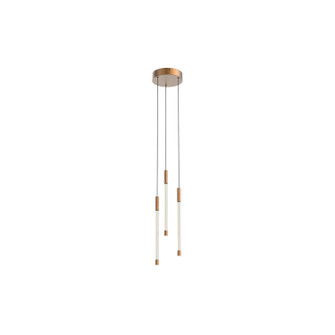 Motif LED Pendant in Brushed Gold (347|MP75213-BG-UNV)