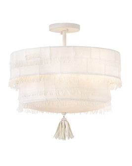 Baya LED Semi-Flush Mount in Textured Plaster (13|47421TXP)