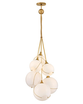 Skye LED Chandelier in Heritage Brass (13|30306HBR-CO)