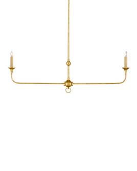 Nottaway Two Light Chandelier in Contemporary Gold Leaf (142|9000-1256)