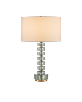 Mystras One Light Table Lamp in Clear/Antique Brass (142|6000-0985)