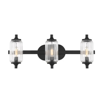 Holton Three Light Bathroom Vanity in Matte Black (51|8-3024-3-BK)