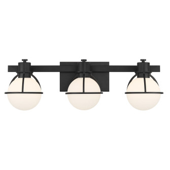 Pierce Three Light Bathroom Vanity in Matte Black (51|8-1060-3-BK)