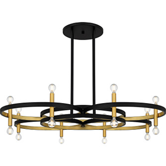 Winsland 16 Light Island Chandelier in Matte Black (10|WID5050MBK)