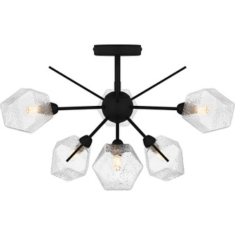 Salvador Six Light Semi-Flush Mount in Earth Black (10|PCSVD1724EK)