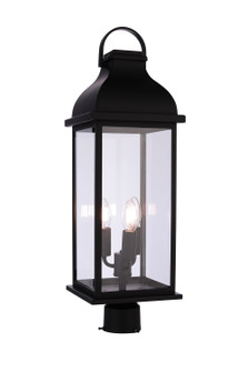 Bent Tree Three Light Outdoor Post Mount in Midnight (46|ZA7225-MN)