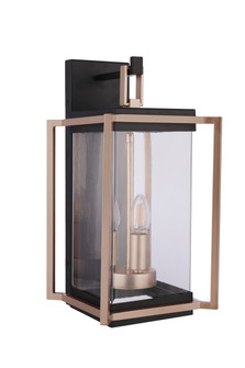 Metalwork Three Light Outdoor Wall Lantern in Midnight / Satin Brass (46|ZA6514-MNSB)