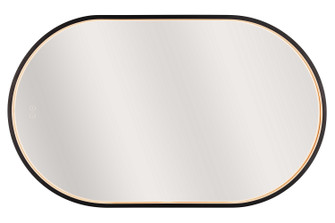 Rachel LED Mirror in Flat Black (46|MIR2405OVL-FB3C)