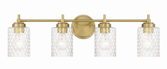 Claire Four Light Vanity in Satin Brass (46|60504-SB)