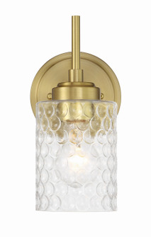 Claire One Light Wall Sconce in Satin Brass (46|60501-SB)