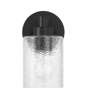 Lyndsey One Light Wall Sconce in Flat Black (46|60201-FB)
