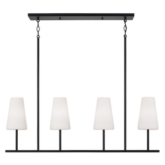 Averitt Four Light Island Pendant in Matte Black (65|855241MB-550)
