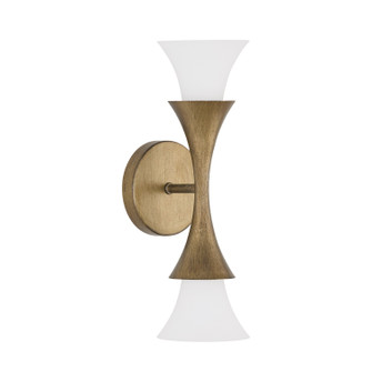 Nola Two Light Wall Sconce in Mystic Luster (65|655721ML)
