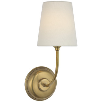 Vendome LED Wall Sconce in Hand-Rubbed Antique Brass (268|TOB 2077HAB-L-CL)