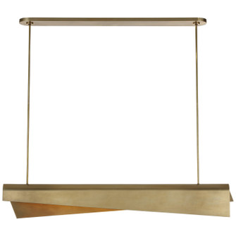 Piel LED Pendant in Antique-Burnished Brass (268|KW 5633AB)