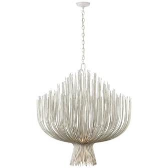 Astra LED Chandelier in Waxed Plaster (268|CHC 5140WPL)
