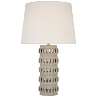 Mullin LED Table Lamp in Dusted Stone (268|CHA 8630DST-L)