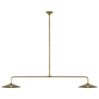 Ponce LED Pendant in Hand-Rubbed Antique Brass (268|AL 5035HAB-HAB)