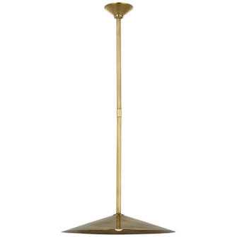 Ponce LED Pendant in Hand-Rubbed Antique Brass (268|AL 5031HAB-HAB)