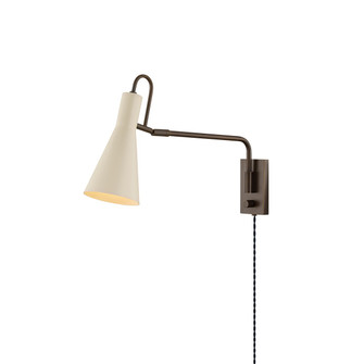 Yvette LED Wall Sconce in True Bronze/Soft Bisque (428|HL1006101-TRB/SBQ)