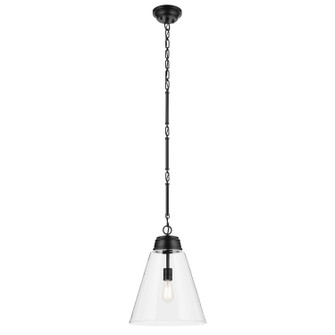 Marsailli One Light Pendant in Black (12|52662BKCLR)