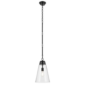 Marsailli One Light Pendant in Black (12|52661BKCLR)