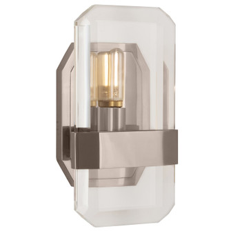 Jacqueline One Light Wall Sconce in Polished Nickel w/ Clear Crystal (165|S1198)