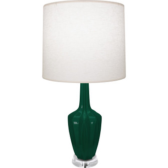 Emma One Light Accent Lamp in Jungle Glazed Ceramic w/Polished Nickel/a Lucite (165|JU35)