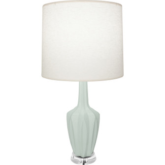 Small Emma One Light Accent Lamp in Celadon Glazed Ceramic w/Polished Nickel (165|CL35)