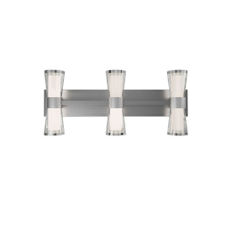 Hourglass LED Wall Sconce in Brushed Nickel (34|WS-91524-30-BN)