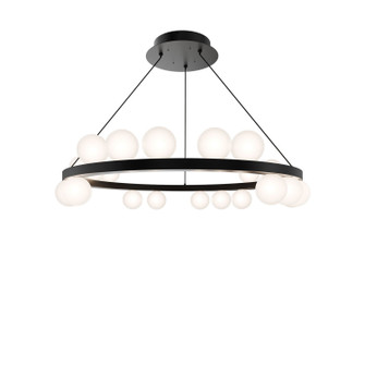 Carousel LED Chandelier in Black (34|PD-21528-40-BK)