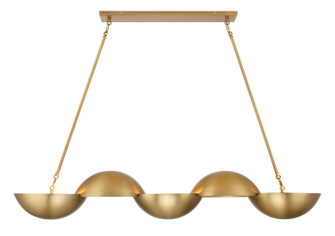 Ivy Lane Six Light Island Pendant in Legacy Brass (7|3757-732)