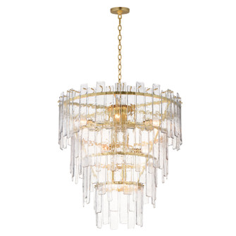 Warren 12 Light Pendant in Gold Leaf (16|21837AGGL)