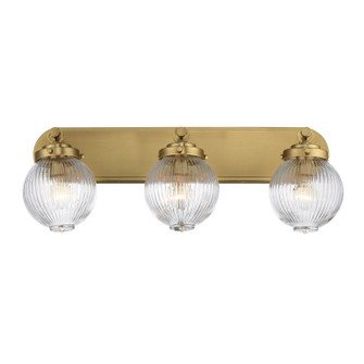 Kasbah Three Light Bath Vanity in Satin Brass (16|15193CRSBR)