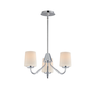 Durham Three Light Chandelier in Polished Chrome (16|12695WTPC)