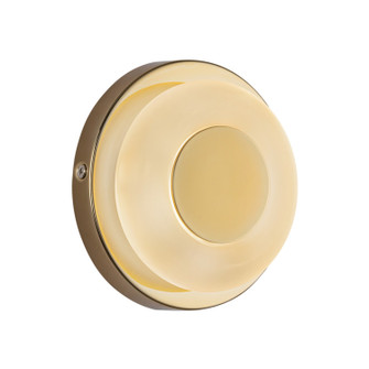 Stephord LED Wall Sconce in Metallic Brass/Frosted Glass (347|WS97204-MRB/FR)