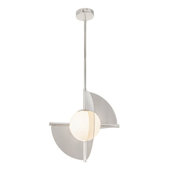 Scorpio LED Pendant in Polished Nickel/Opal Glass (347|PD65116-PN/OP-UNV)