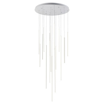 Chute LED Pendant in White (347|MP14932-WH-UNV-010)