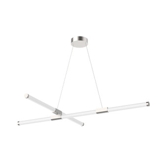 Akari LED Chandelier in Brushed Nickel (347|CH18548-BN-UNV-010)