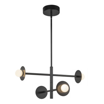 Elixir LED Chandelier in Black (347|CH15504-BK-UNV)