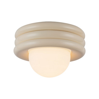 Harvey One Light Semi-Flush Mount in Pearl White (452|SF426012PW)