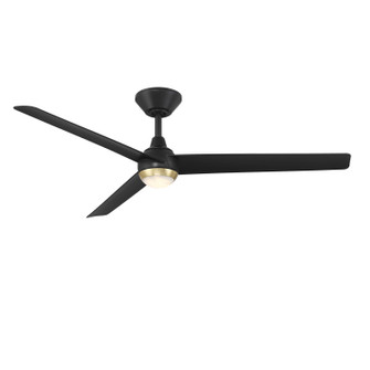 Pisces 52'' Ceiling Fan in Soft Brass/Matte Black (441|FR-W2503-54L-SB/MB)