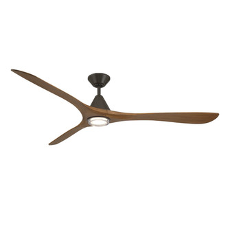 Carve 72''Ceiling Fan in Bronze/Distressed Koa (441|FR-D2504-72L-BZ/DK)
