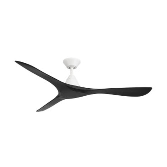 Carve 60''Ceiling Fan in Matte White/Matte Black (441|FR-D2504-60-MW/MB)